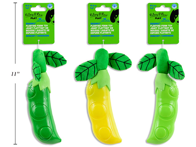 Carton of 12 7.6in TPR Floating Squeaky Pea. 3 Asst.Colours. h/c.