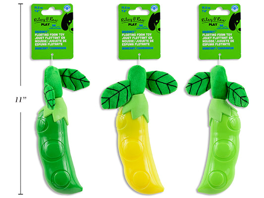 Carton of 12 7.6in TPR Floating Squeaky Pea. 3 Asst.Colours. h/c.