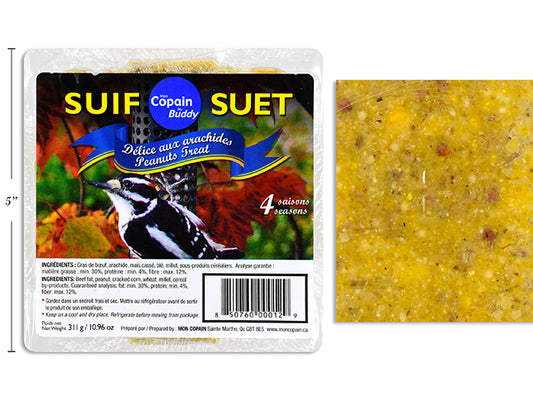 Carton of 24 4 Seasons Peanuts Suet. 311g.