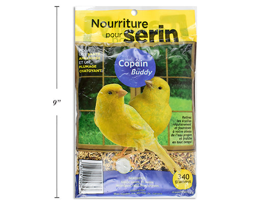 Carton of 24 Canary Food. 340g.