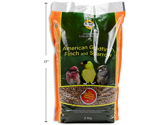 Carton of 5 Wild Finch Diamond Food. 2kg.